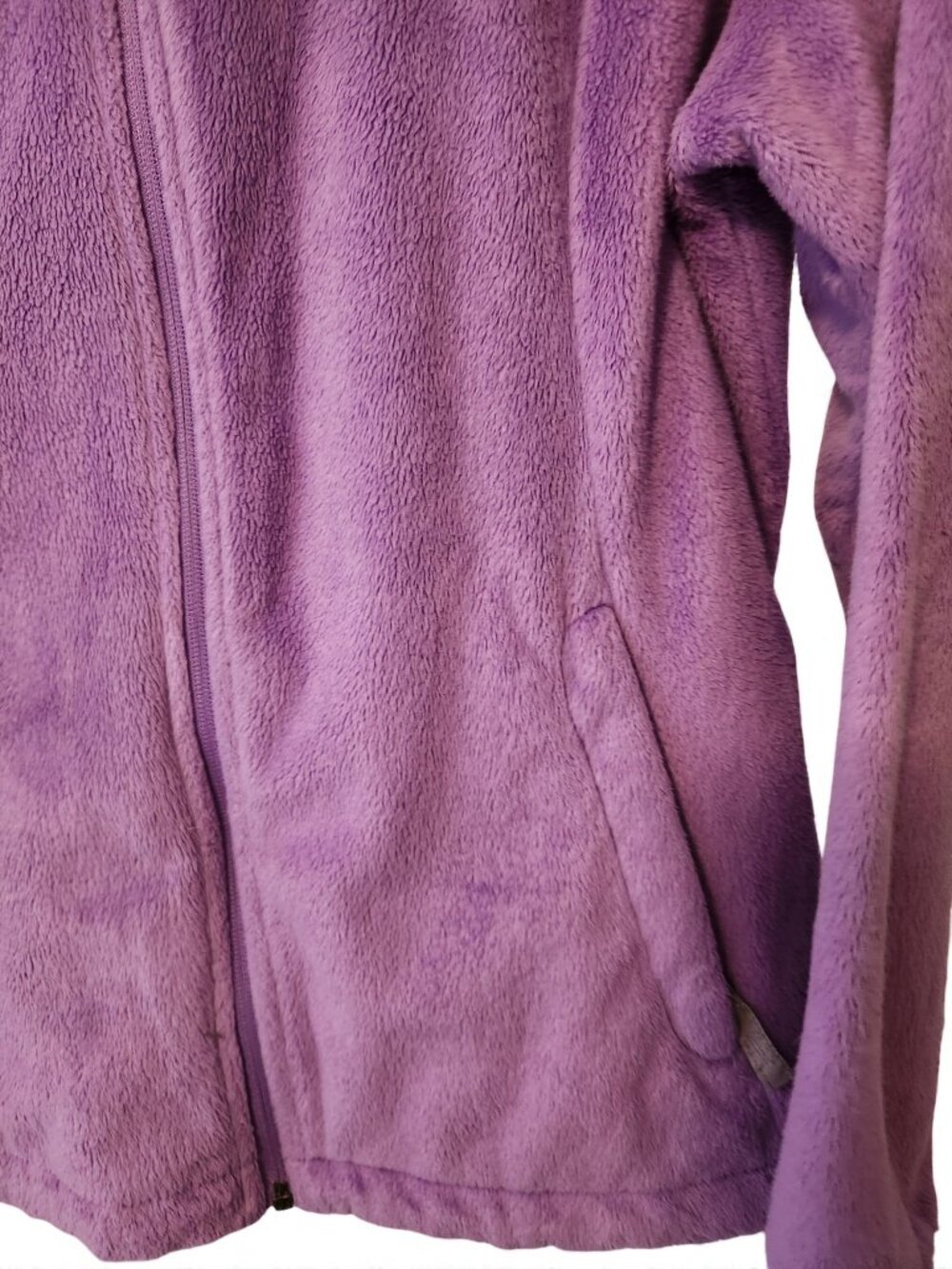 💜 Free Country Fleece Jacket | Size Large | Cozy Zip Up | Soft Warm Layer 💜 - Picture 8 of 11